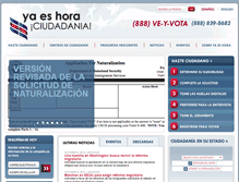 Tablet Screenshot of ciudadania.yaeshora.info